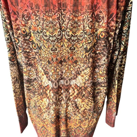 OneWorld Top Womens sz XXL 2X Embroidered Boho Hippie Peasant blouse - Picture 6 of 9